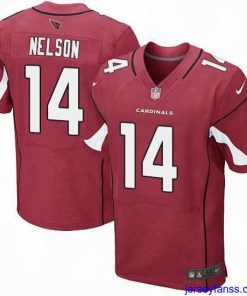 Premium Nike Cardinals #14 J J  Nelson Red Team Color Mens Stitched NFL Elite Jersey