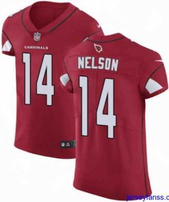 Impressive Nike Cardinals #14 J J Nelson Red Team Color Mens Stitched NFL Vapor Untouchable Elite Jersey