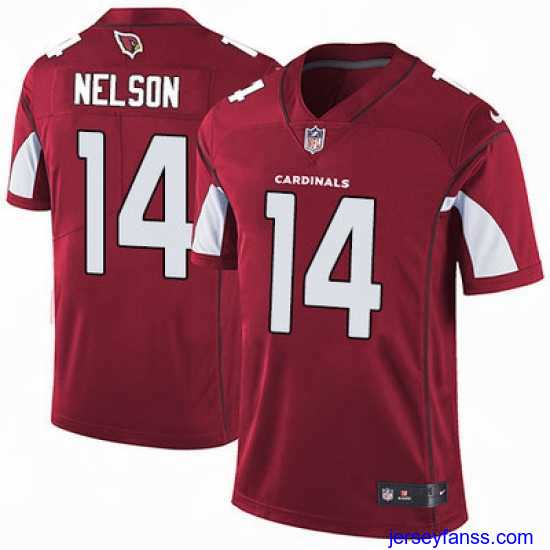 Exclusive Nike Cardinals #14 J J Nelson Red Team Color Mens Stitched NFL Vapor Untouchable Limited Jersey