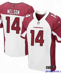 Gorgeous Nike Cardinals #14 J J  Nelson White Mens Stitched NFL Elite Jersey