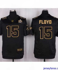 Stylish Nike Cardinals #15 Michael Floyd Pro Line Black Gold Collection Mens Stitched NFL Elite Jersey