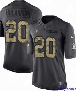 Gorgeous Nike Cardinals #20 Deone Bucannon Black Mens Stitched NFL Limited 2016 Salute to Service Jersey