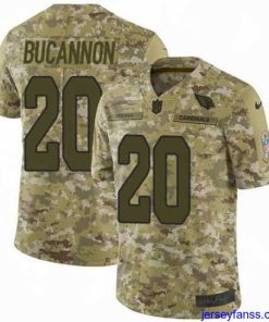 Premium Nike Cardinals #20 Deone Bucannon Camo Mens Stitched NFL Limited 2018 Salute to Service Jersey