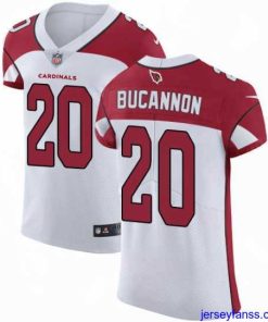Gorgeous Nike Cardinals #20 Deone Bucannon White Mens Stitched NFL Vapor Untouchable Elite Jersey