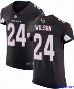 Premium Nike Cardinals #24 Adrian Wilson Black Alternate Mens Stitched NFL Vapor Untouchable Elite Jersey