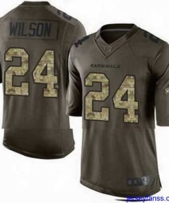 Exclusive Nike Cardinals #24 Adrian Wilson Green Mens Stitched NFL Limited Salute to Service Jersey