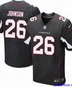 Fantastic Nike Cardinals #26 Rashad Johnson Black Alternate Mens Stitched NFL Elite Jersey