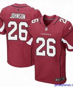 Fantastic Nike Cardinals #26 Rashad Johnson Red Team Color Mens Stitched NFL Elite Jersey