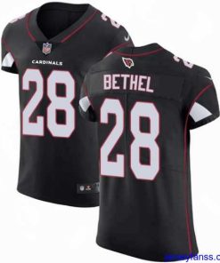 Amazing Nike Cardinals #28 Justin Bethel Black Alternate Mens Stitched NFL Vapor Untouchable Elite Jersey