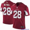 Stylish Nike Cardinals #28 Justin Bethel Red Team Color Mens Stitched NFL Vapor Untouchable Limited Jersey