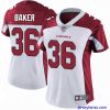 Outstanding Nike Cardinals #36 Budda Baker White Womens Stitched NFL Vapor Untouchable Limited Jersey