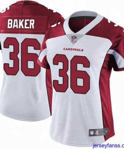 Outstanding Nike Cardinals #36 Budda Baker White Womens Stitched NFL Vapor Untouchable Limited Jersey