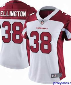 Premium Nike Cardinals #38 Andre Ellington White Womens Stitched NFL Vapor Untouchable Limited Jersey