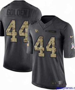 Gorgeous Nike Cardinals #44 Markus Golden Black Mens Stitched NFL Limited 2016 Salute to Service Jersey