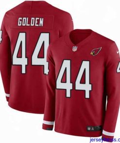 Fantastic Nike Cardinals #44 Markus Golden Red Team Color Stitched NFL Limited Therma Long Sleeve Jersey