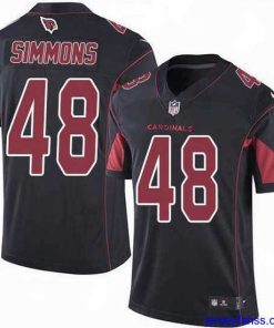 Outstanding Nike Cardinals 48 Isaiah Simmons Black Stitched NFL Limited Rush Jersey