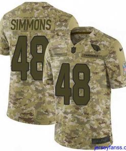 Amazing Nike Cardinals 48 Isaiah Simmons Camo Stitched NFL Limited 2018 Salute To Service Jersey