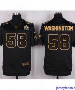 Stylish Nike Cardinals #58 Daryl Washington Pro Line Black Gold Collection Mens Stitched NFL Elite Jersey