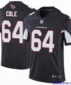 Exclusive Nike Cardinals #64 Mason Cole Black Alternate Mens Stitched NFL Vapor Untouchable Limited Jersey
