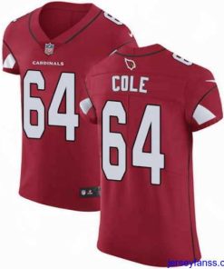 Gorgeous Nike Cardinals #64 Mason Cole Red Team Color Mens Stitched NFL Vapor Untouchable Elite Jersey