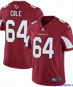 Amazing Nike Cardinals #64 Mason Cole Red Team Color Mens Stitched NFL Vapor Untouchable Limited Jersey