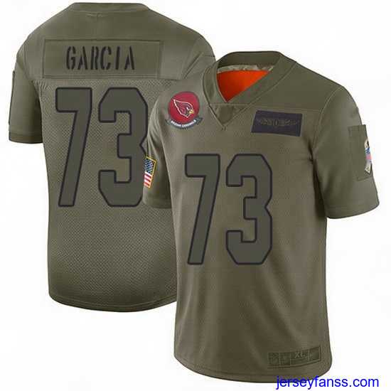 Exclusive Nike Cardinals 73 Max Garcia Camo Stitched NFL Limited 2019 Salute To Service Jersey