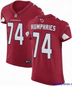 Gorgeous Nike Cardinals #74 D J Humphries Red Team Color Mens Stitched NFL Vapor Untouchable Elite Jersey