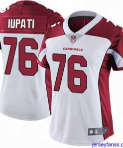 Stylish Nike Cardinals #76 Mike Iupati White Womens Stitched NFL Vapor Untouchable Limited Jersey