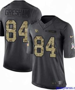 Amazing Nike Cardinals #84 Jermaine Gresham Black Mens Stitched NFL Limited 2016 Salute to Service Jersey