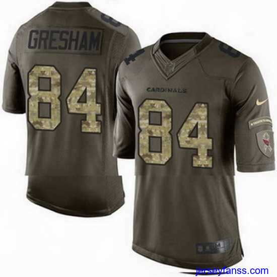 Impressive Nike Cardinals #84 Jermaine Gresham Green Mens Stitched NFL Limited Salute to Service Jersey