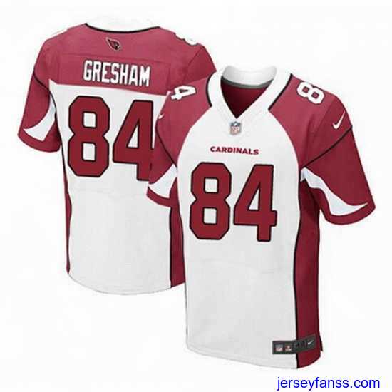 Outstanding Nike Cardinals #84 Jermaine Gresham White Mens Stitched NFL Elite Jersey