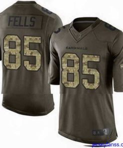 Premium Nike Cardinals #85 Darren Fells Gresham Green Mens Stitched NFL Limited Salute to Service Jersey