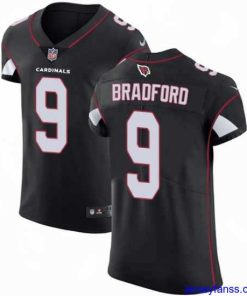 Premium Nike Cardinals #9 Sam Bradford Black Alternate Mens Stitched NFL Vapor Untouchable Elite Jersey