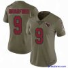 Gorgeous Nike Cardinals #9 Sam Bradford Olive Womens Stitched NFL Limited 2017 Salute to Service Jersey
