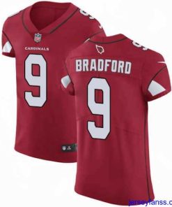 Outstanding Nike Cardinals #9 Sam Bradford Red Team Color Mens Stitched NFL Vapor Untouchable Elite Jersey