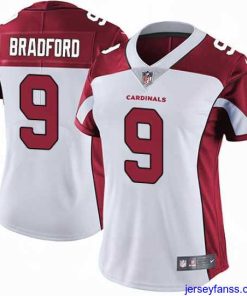 Gorgeous Nike Cardinals #9 Sam Bradford White Womens Stitched NFL Vapor Untouchable Limited Jersey