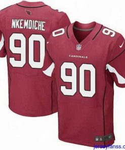 Impressive Nike Cardinals #90 Robert Nkemdiche Red Team Color Mens Stitched NFL Elite Jersey
