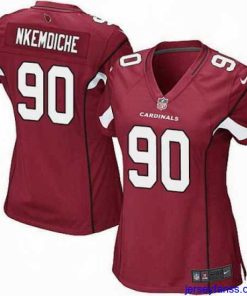 Gorgeous Nike Cardinals #90 Robert Nkemdiche Red Team Color Womens Stitched NFL Elite Jersey