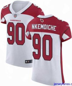 Gorgeous Nike Cardinals #90 Robert Nkemdiche White Mens Stitched NFL Vapor Untouchable Elite Jersey