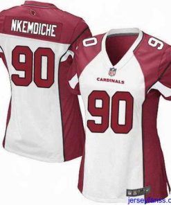 Amazing Nike Cardinals #90 Robert Nkemdiche White Womens Stitched NFL Elite Jersey