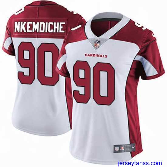 Gorgeous Nike Cardinals #90 Robert Nkemdiche White Womens Stitched NFL Vapor Untouchable Limited Jersey