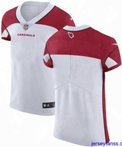 Stylish Nike Cardinals Blank White Mens Stitched NFL Vapor Untouchable Elite Jersey