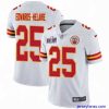 Fantastic Nike Chiefs 25 Clyde Edwards Helaire White Bound Stitched NFL Vapor Untouchable Limited 2024 Super Bowl LVIII Jersey