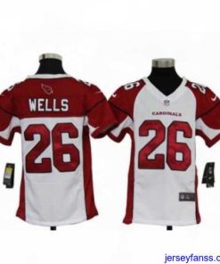 Fantastic Nike NFL Arizona Cardinals #26 Chris Wells White Jerseys