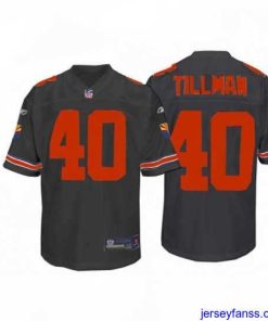 Impressive Reebok Arizona Cardinals 40 Pat Tillman Black Premier EQT Throwback NFL Jersey