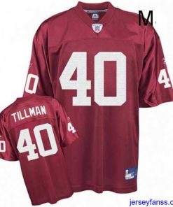 Outstanding Reebok Arizona Cardinals 40 Pat Tillman Red Team Color Authentic Throwback NFL Jersey