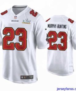 Fantastic Sean Murphy Bunting Buccaneers White Super Bowl Lv Game Fashion Jersey