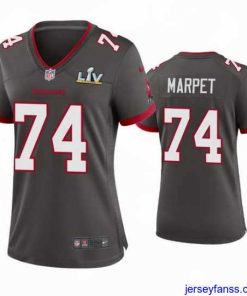 Amazing Ali Marpet Buccaneers Pewter Super Bowl Lv Game Jersey