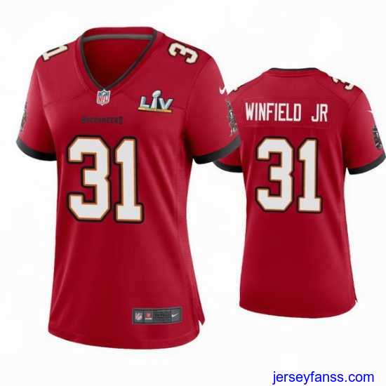 Outstanding Antoine Winfield Jr. Buccaneers Red Super Bowl Lv Game Jersey