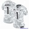 Amazing Arizona Cardinals 1 Kyler Murray 2024 F.U.S.E Arctic Camo Salute To Service Limited Stitched Football Jersey